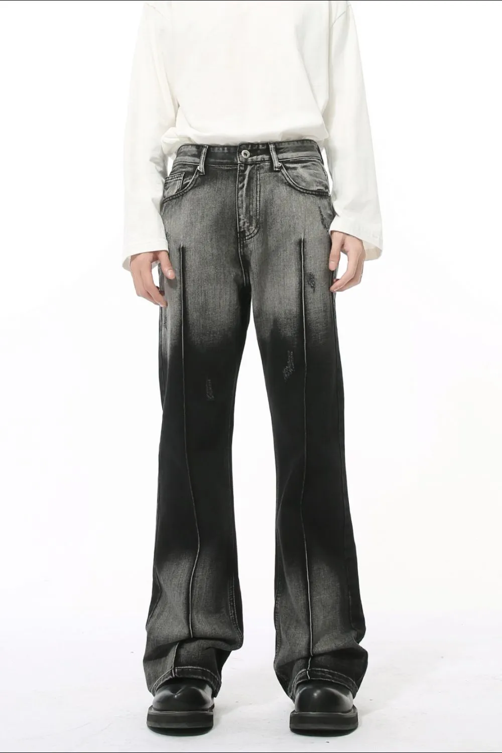Pocketed High Waist Jeans, image 3