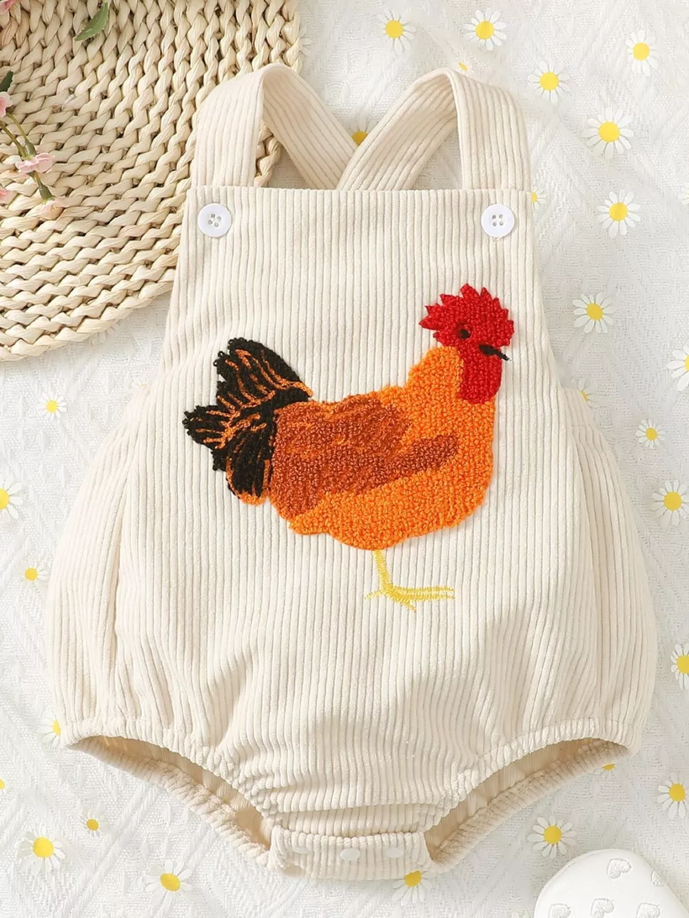 Children's Chicken Corduroy One-Piece