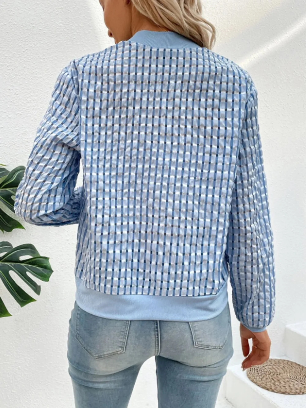 Zip Up Long Sleeve Jacket, image 8
