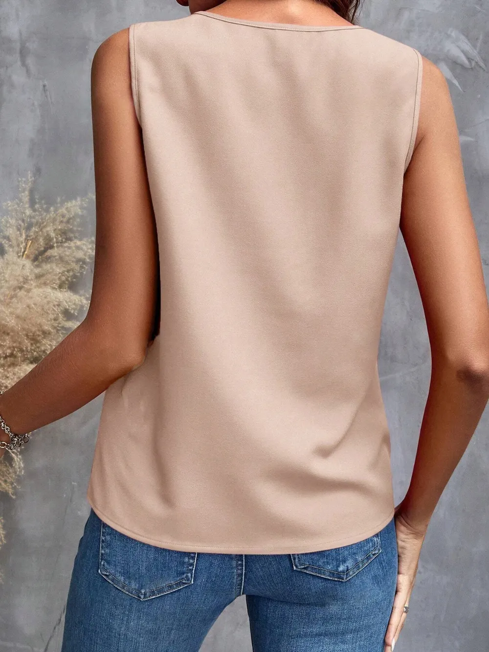 Ruffled V-Neck Tank, image 10