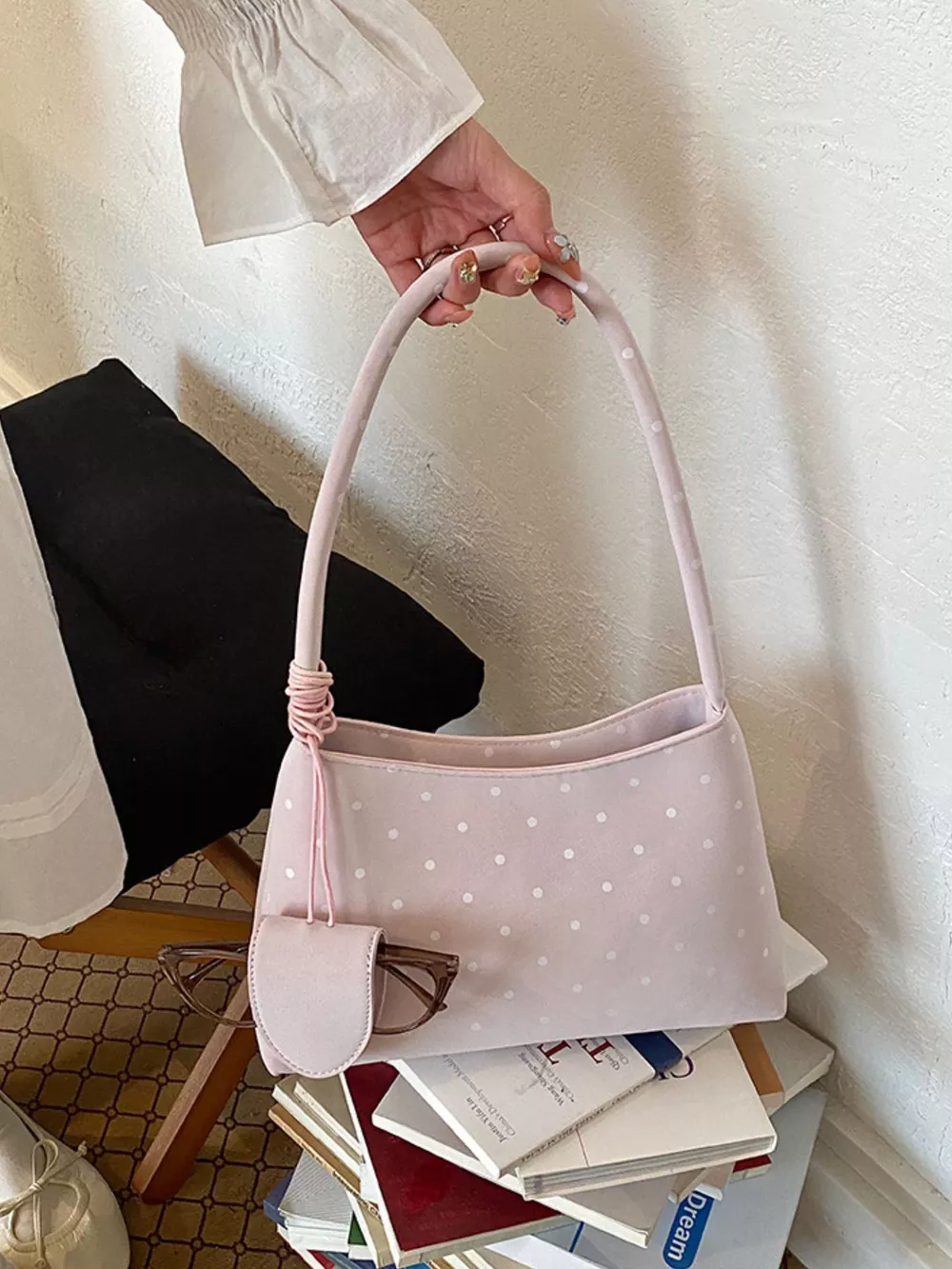 Polka Dot Shoulder Bag, image 7