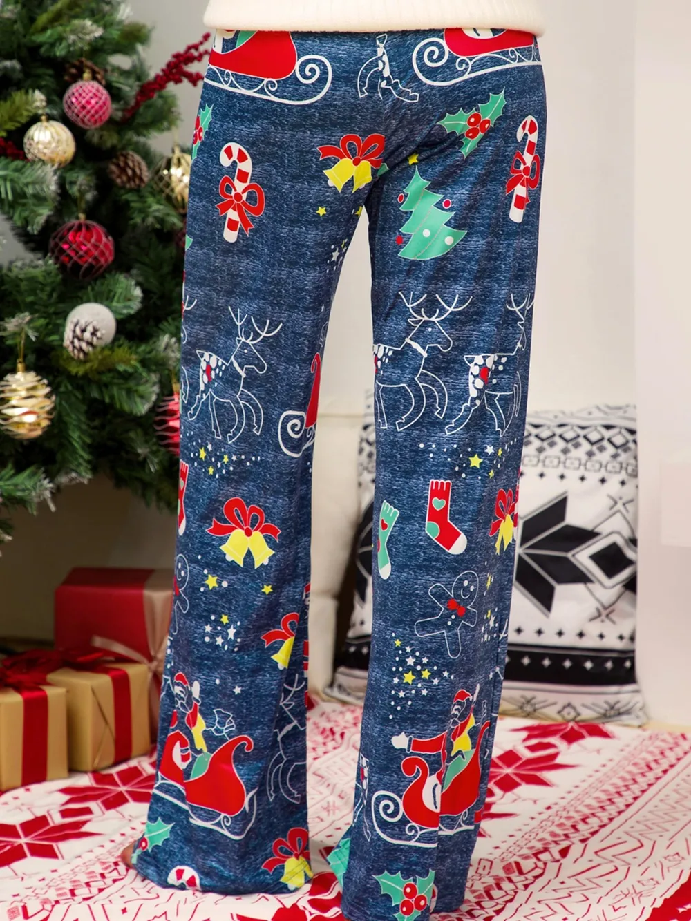 Christmas Straight Leg Pants, image 8
