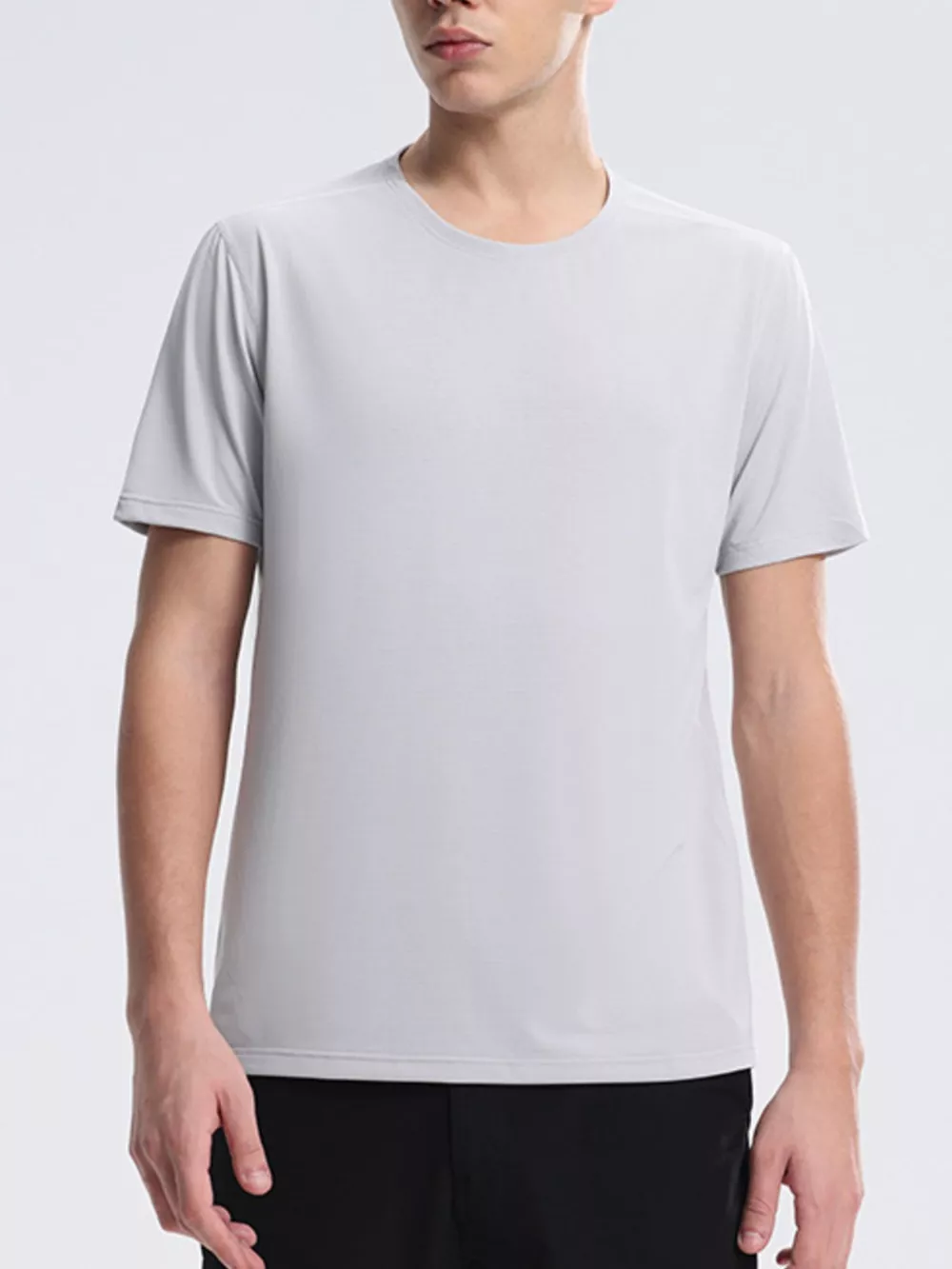 Men's Full Size Lightweight Breathable Short Sleeve T-Shirt Plus Size, image 2