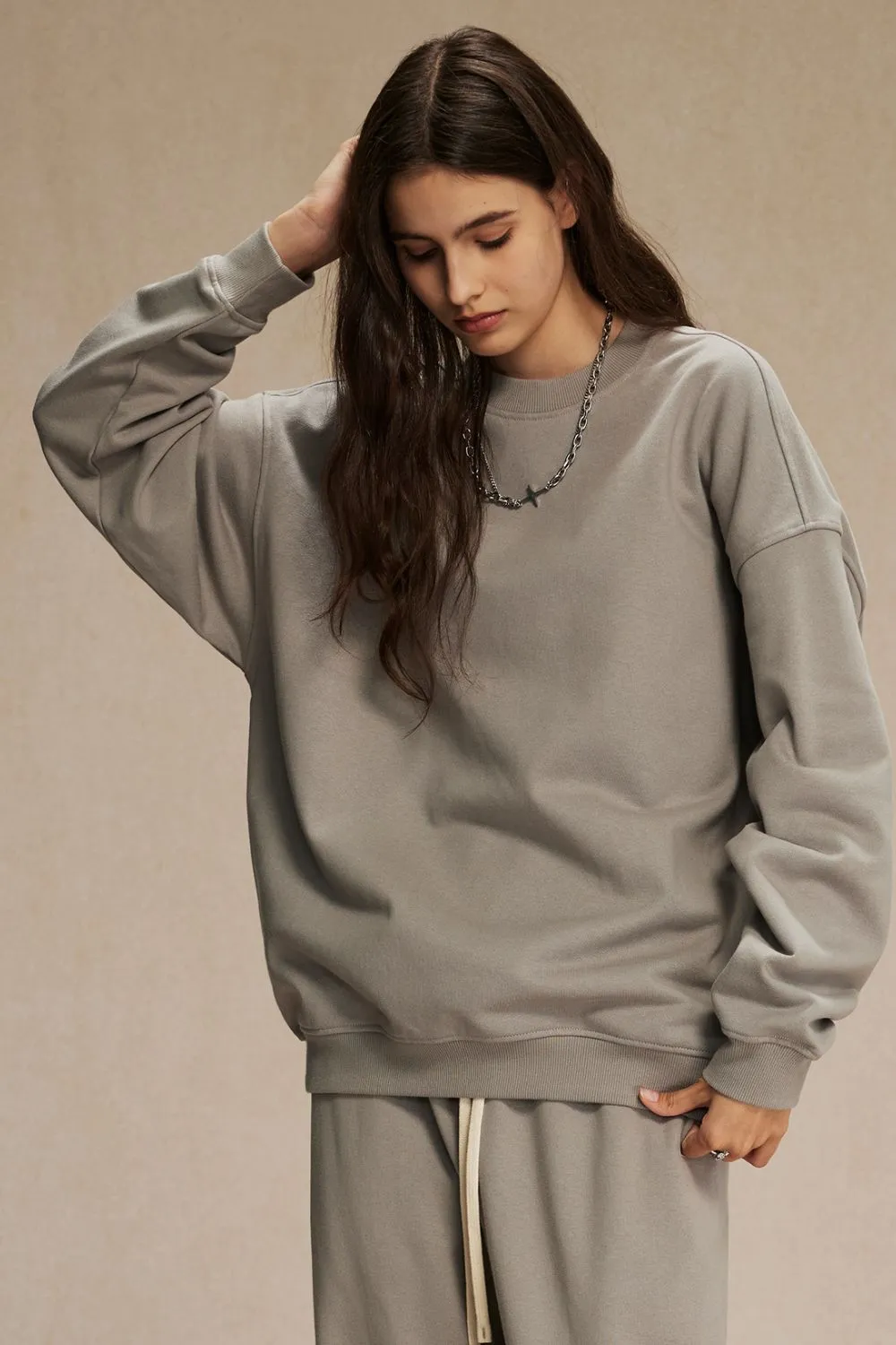 Men's Round Neck Long Sleeve Sweatshirt, image 23