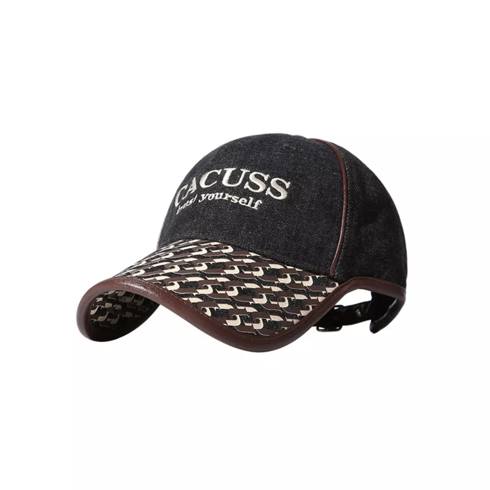 Embroidered Denim Baseball Cap, image 4