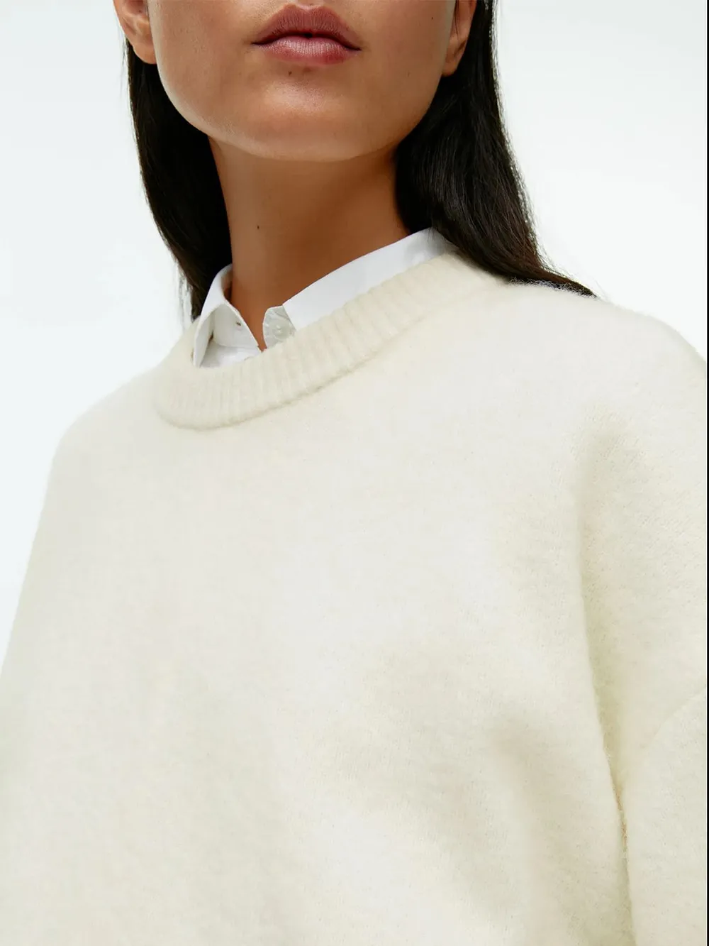 Round Neck Drop Shoulder Sweater, image 10