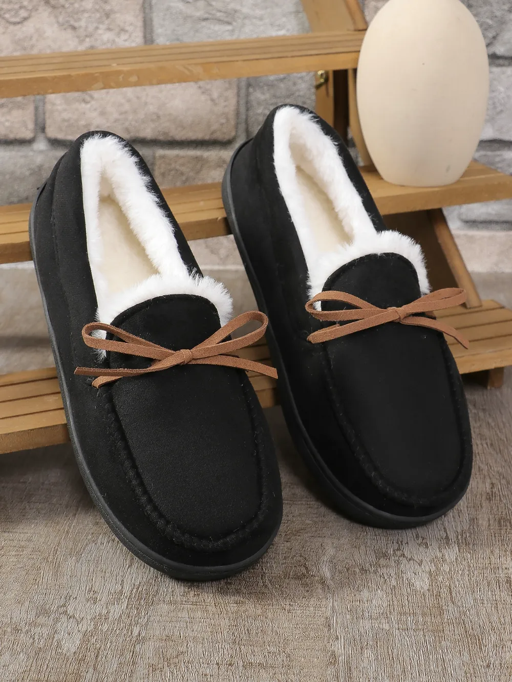 Bow Round Toe Flat Slip-Ons, image 9