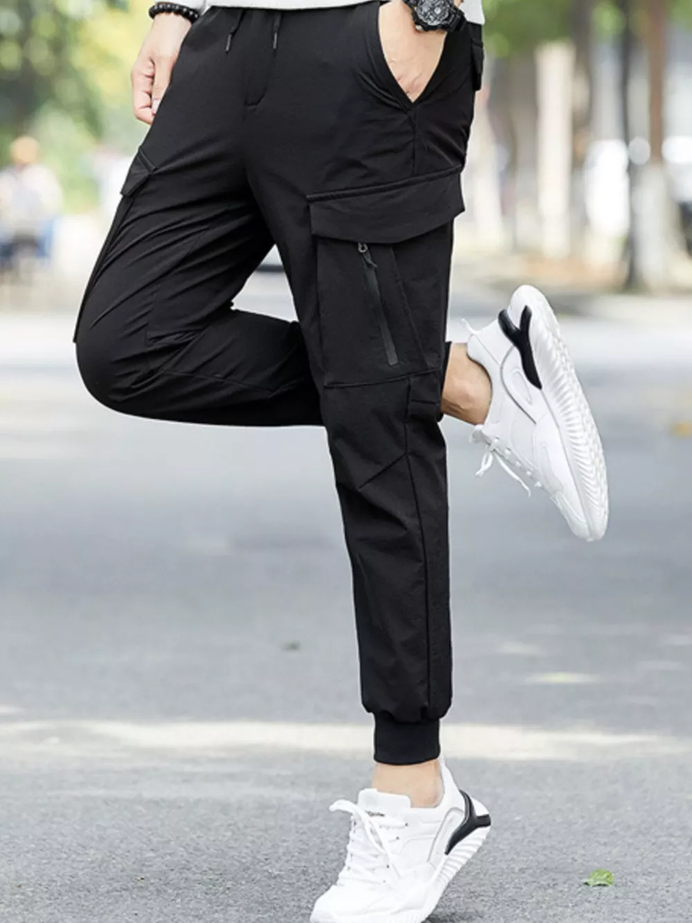 Men's Plus Size Lightweight Cargo Pants