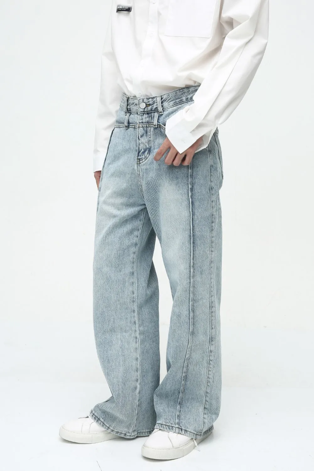 Decorative Seam Jeans, image 3