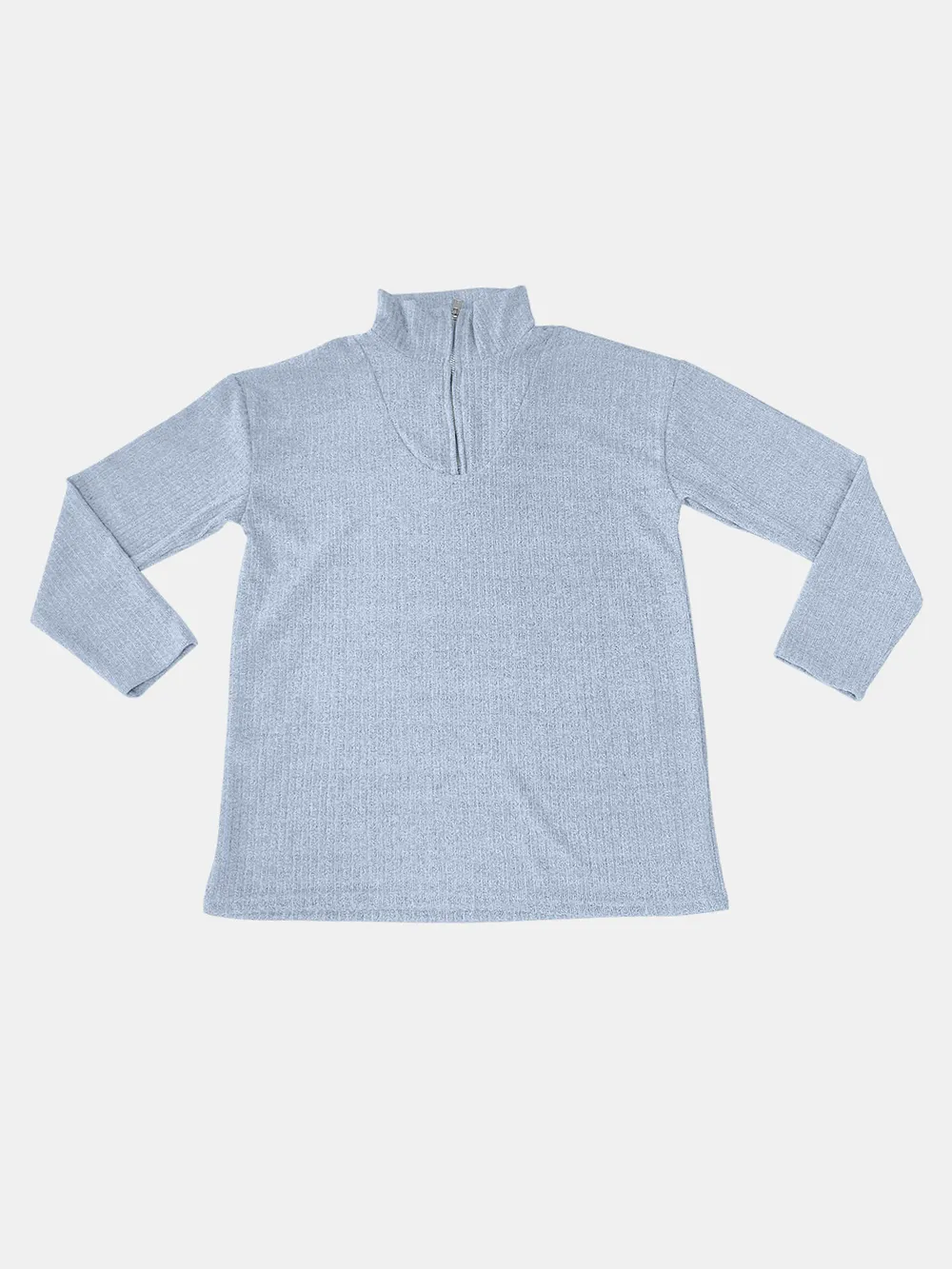 Full Size Quarter Zip Long Sleeve Top, image 18