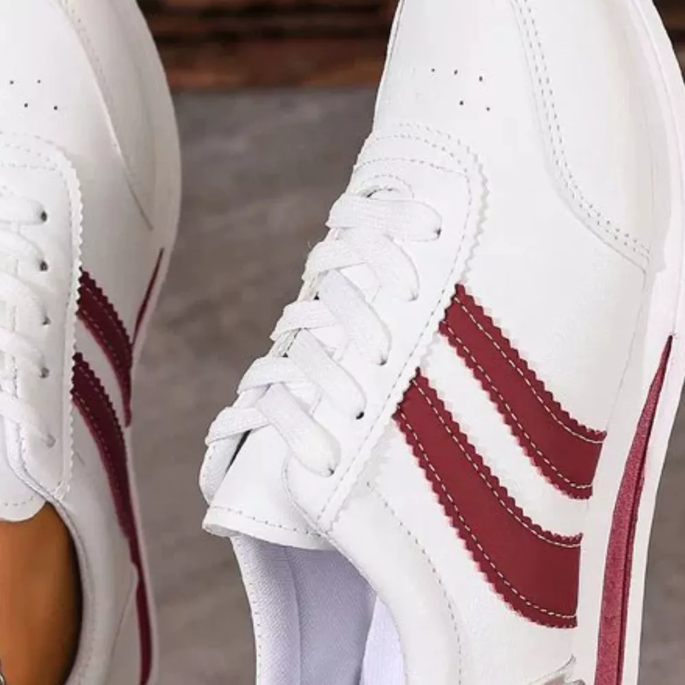 Round Toe Lace Up Sneakers, image 5