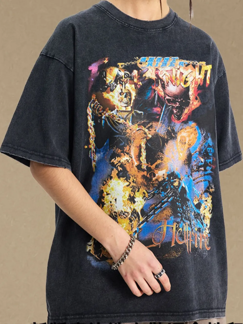Men's Graphic Round Neck Half Sleeve T-Shirt, image 2