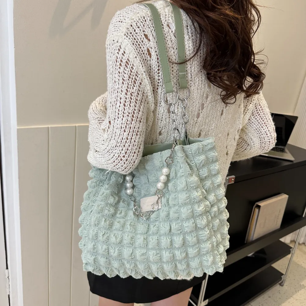 Bubble Textured Tote Bag, image 5