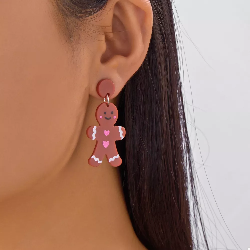 Christmas Acrylic Dangle Earrings, image 7