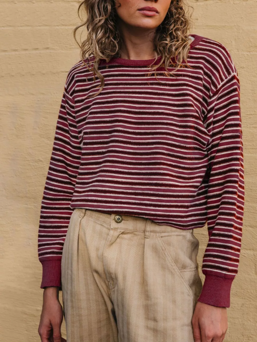Striped Crew Neck Sweater, image 7