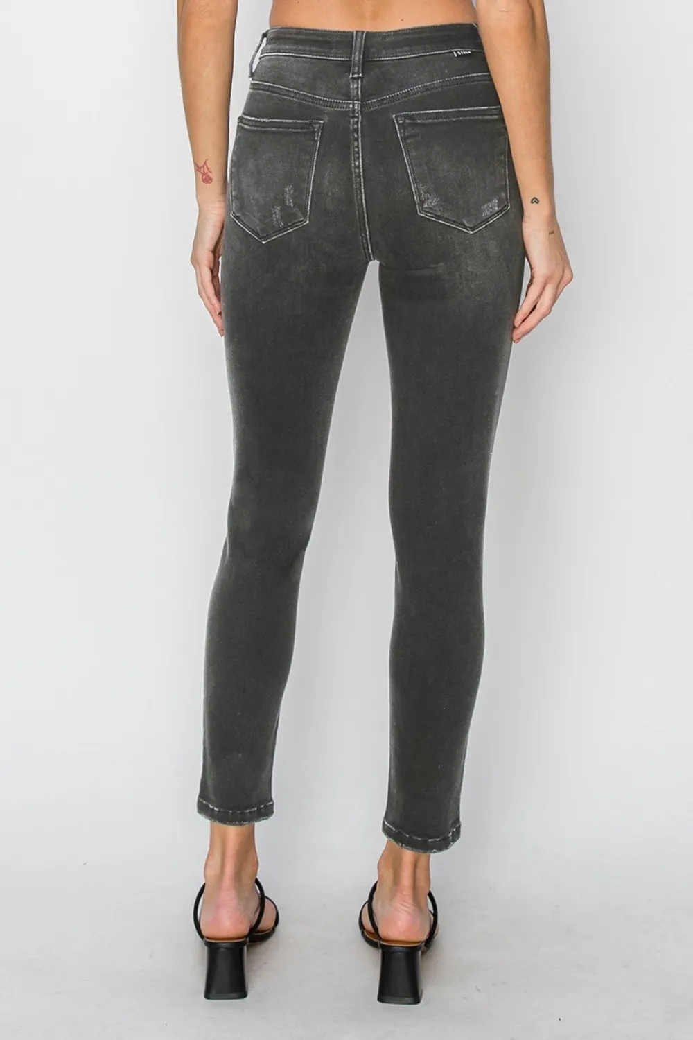 Full Size High Rise Ankle Skinny Jeans, image 2