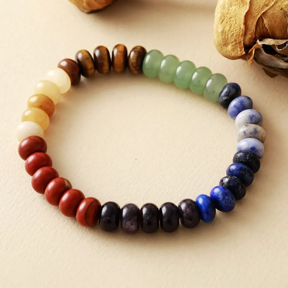Contrast Natural Stone Bead Bracelet, image 3