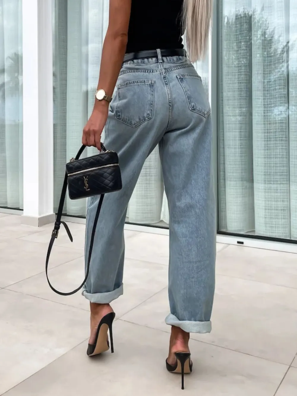 High Waist Wide Leg Jeans, image 5