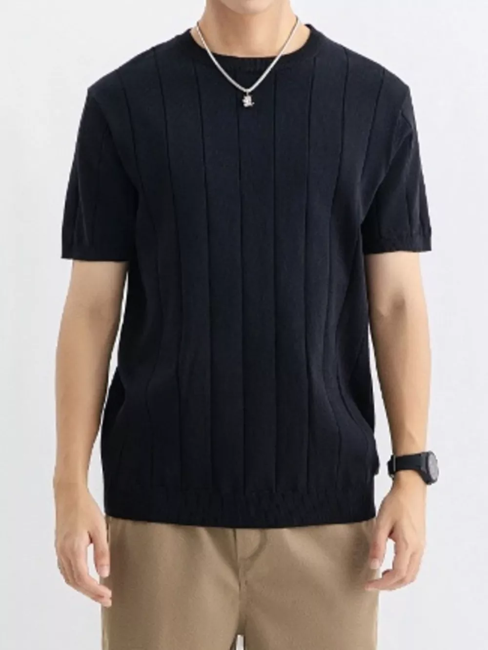 Men's Plus Size Breathable Short Sleeve T-Shirt, image 4