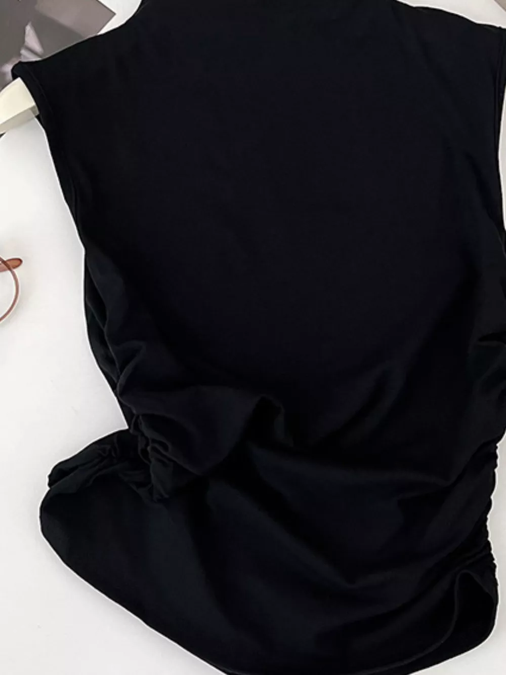 Ruched Mock Neck Tank, image 27