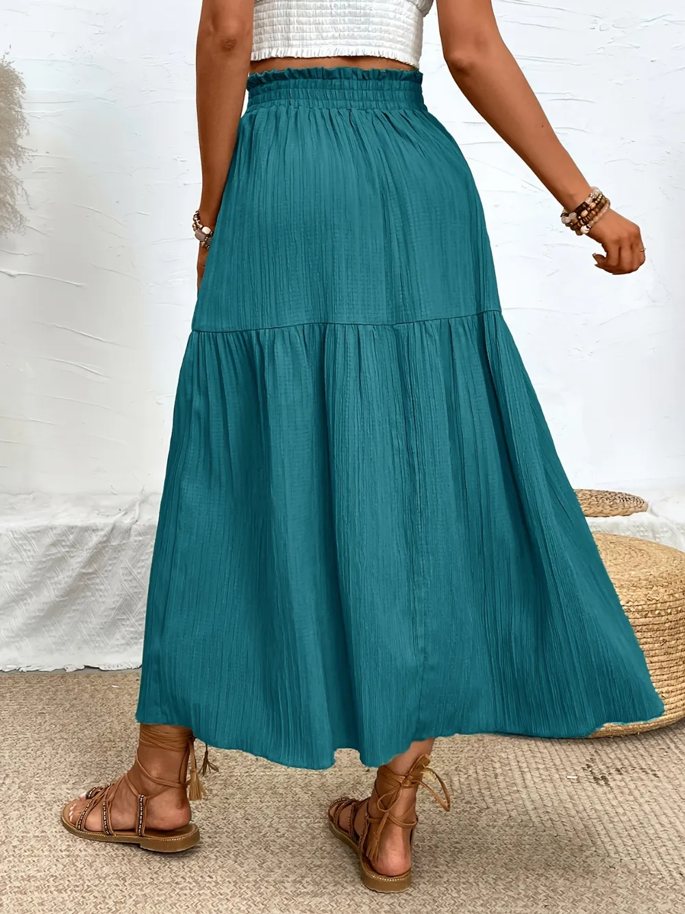 Frill Slit Skirt, image 5