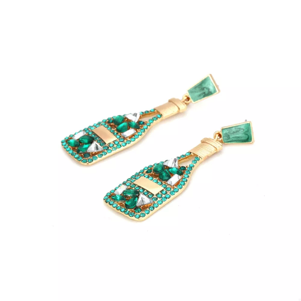 Champagne Bottle Drop Earrings, image 5