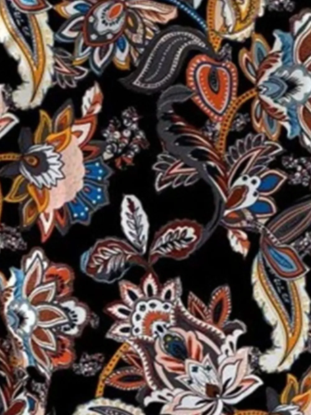 Printed Notched Sleeveless Top, image 7