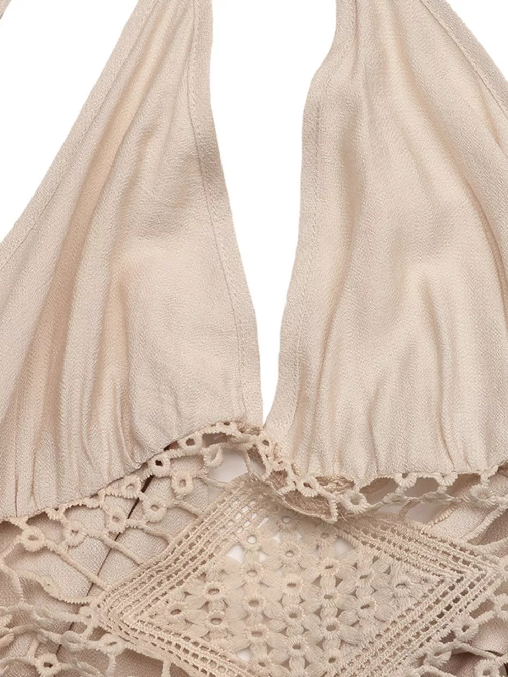 Backless Halter Neck Maxi Dress, image 4