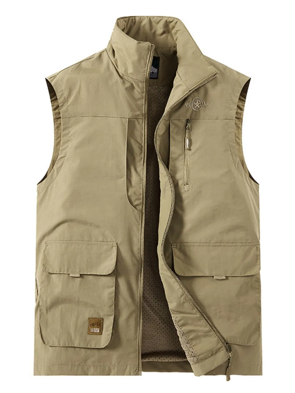 Men's Plus Size Zip Up Vest, image 9