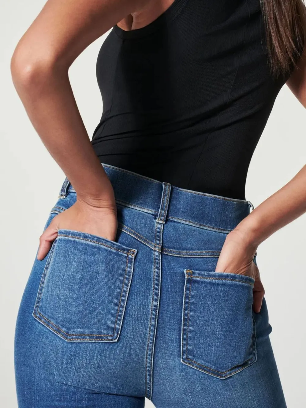Full Size High-Waisted Flare Jeans Plus Size, image 8
