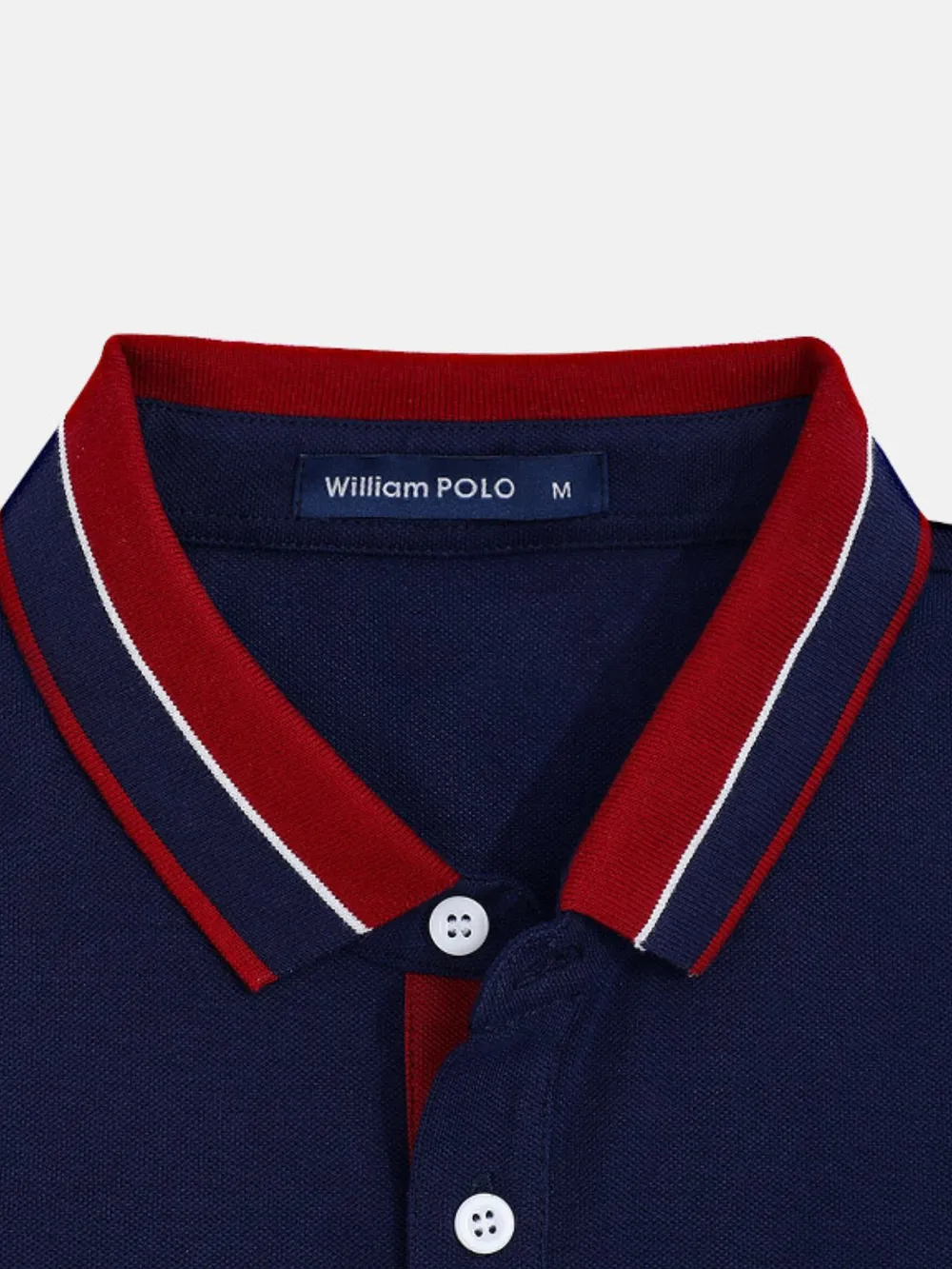 Men's Plus Size Embroidered Short Sleeve Polo, image 2