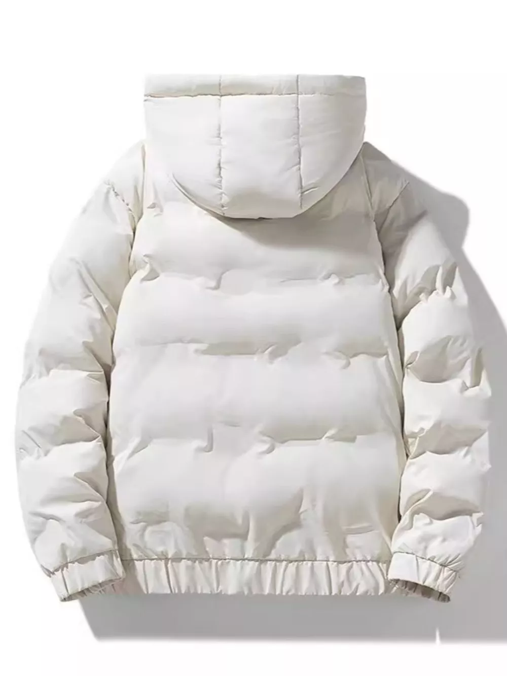 Men's Plus Size Hooded Padded Winter Coat, image 5