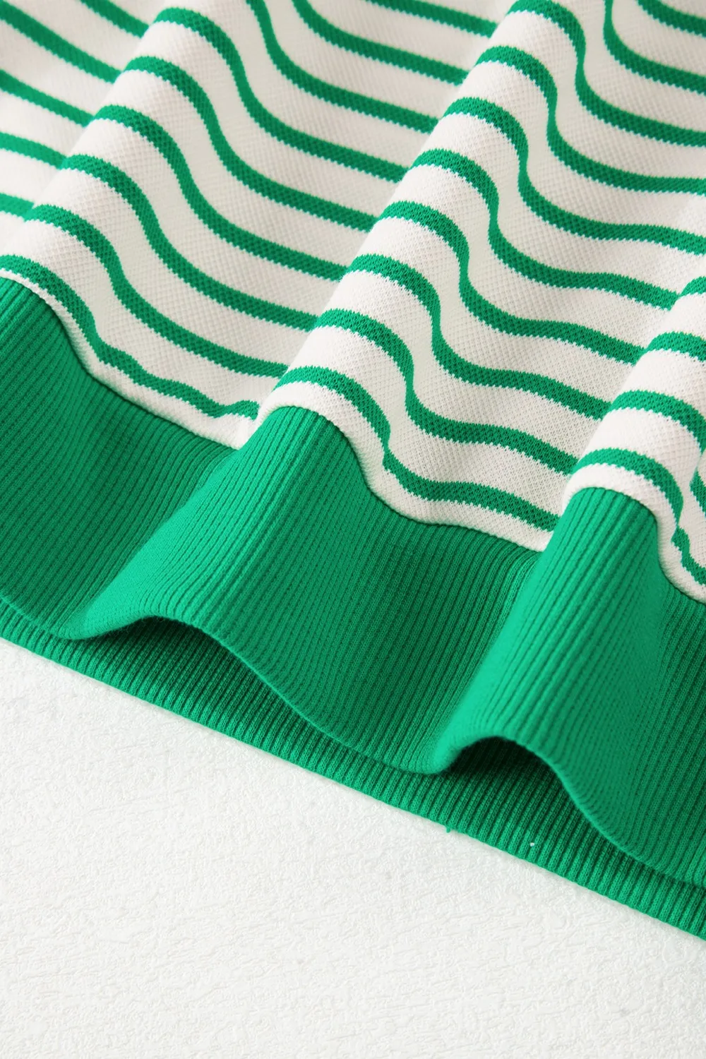 Striped Flounce Sleeve Casual Blouse, image 13