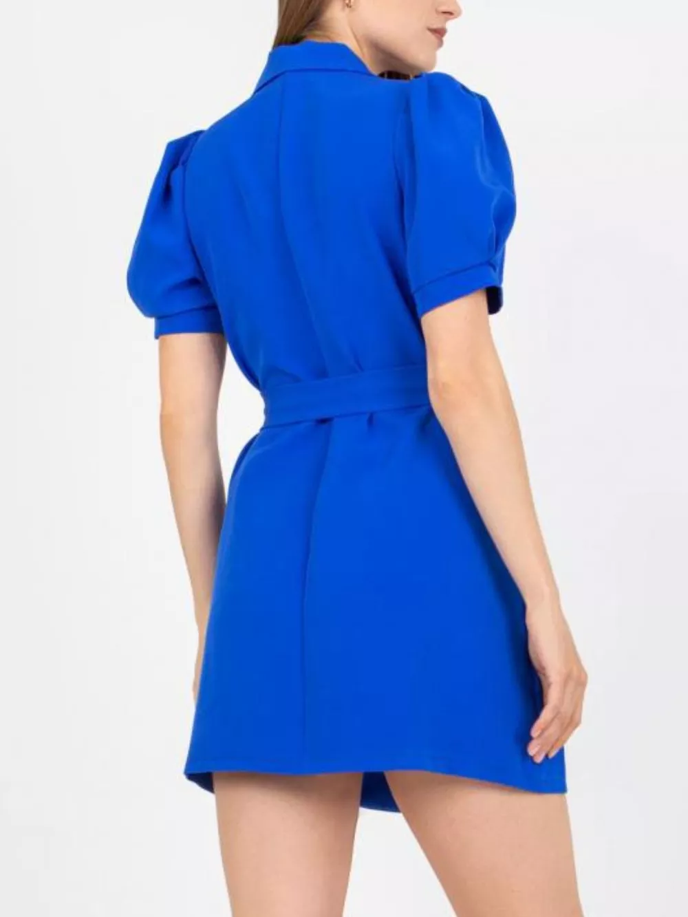 Blazer Style Tie Waist Mini Dress, image 3