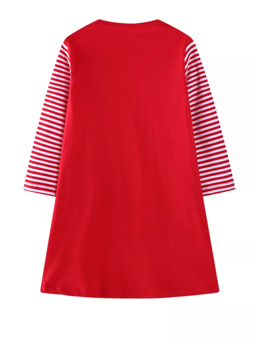 Children's Christmas Tree Animal Long Sleeve Dress, image 2