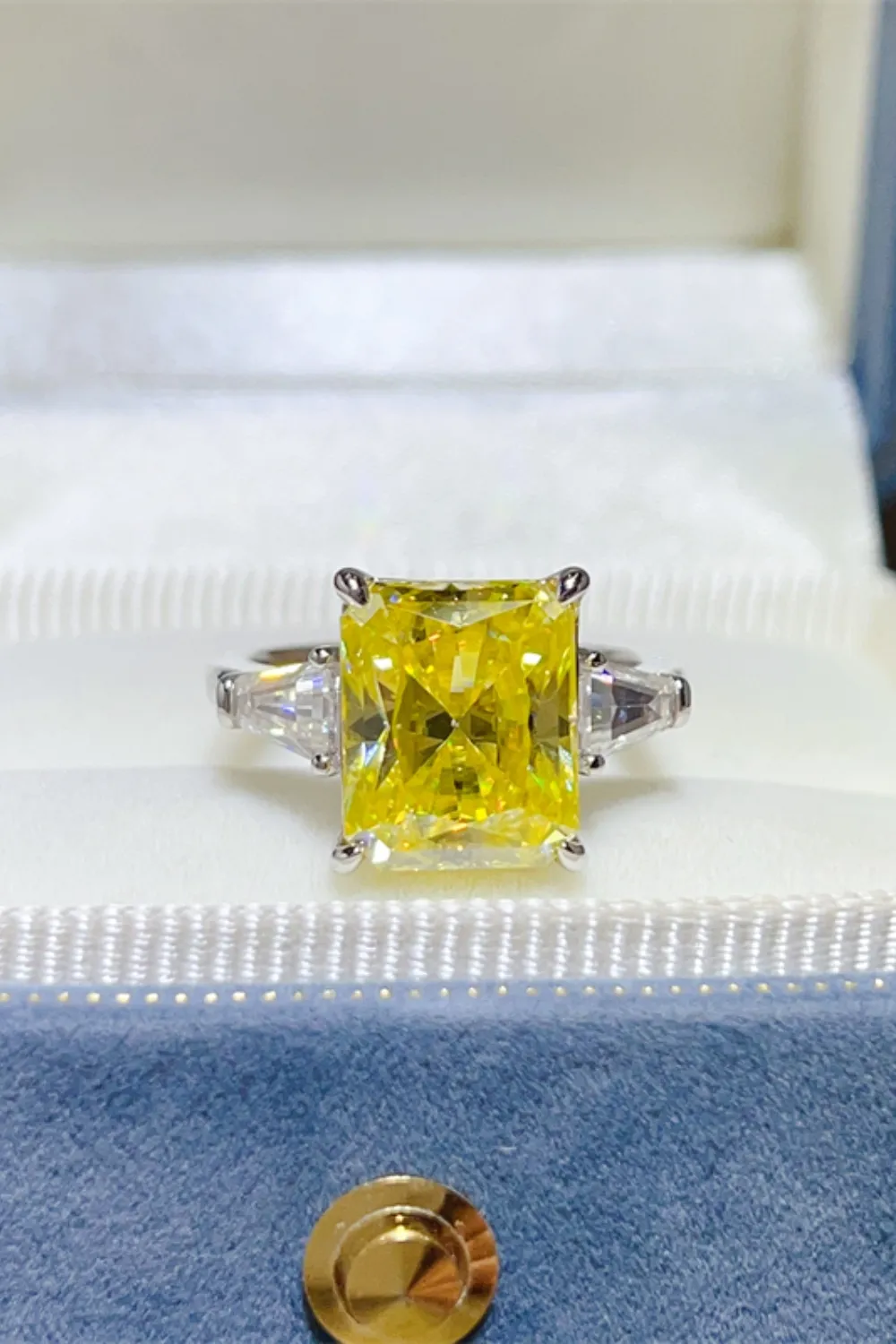 5 Carat Moissanite 925 Sterling Silver Ring, image 4