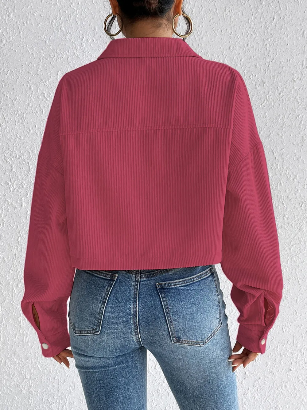 Snap Down Long Sleeve Jacket, image 15