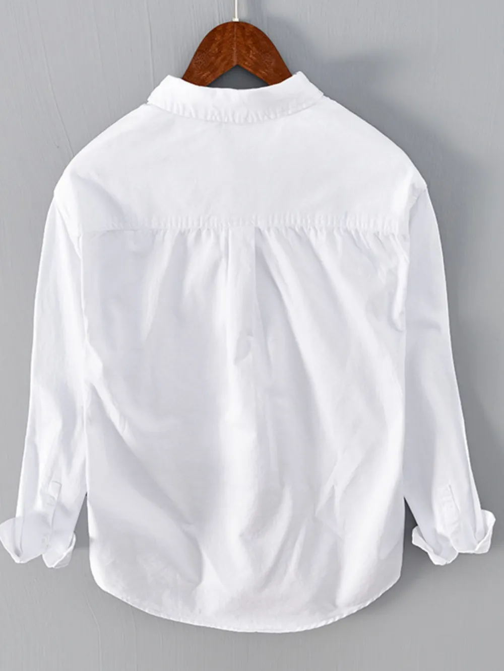 Men's Plus Size Button Up Long Sleeve Shirt, image 12