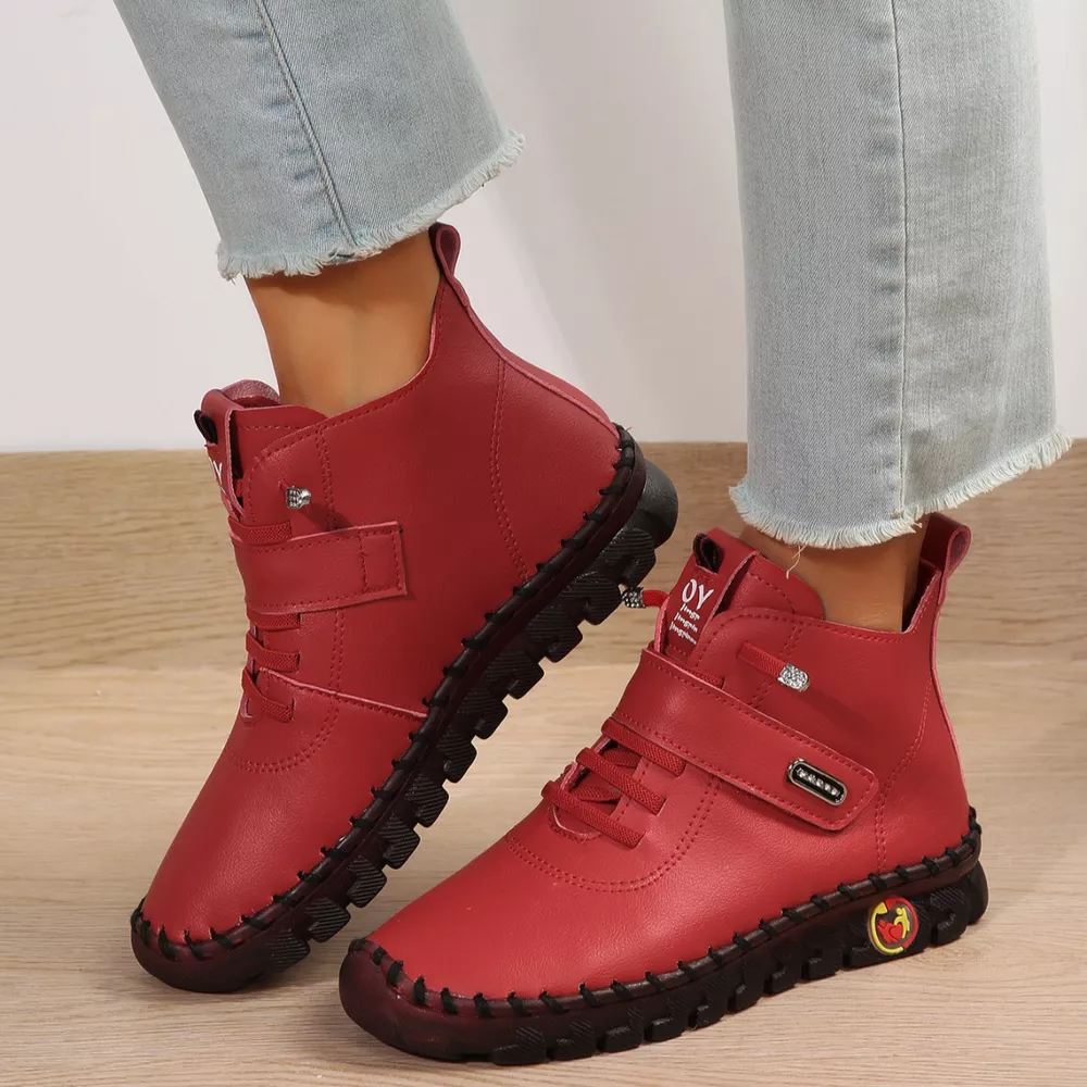 Lace Up Platform Ankle Boots, image 9