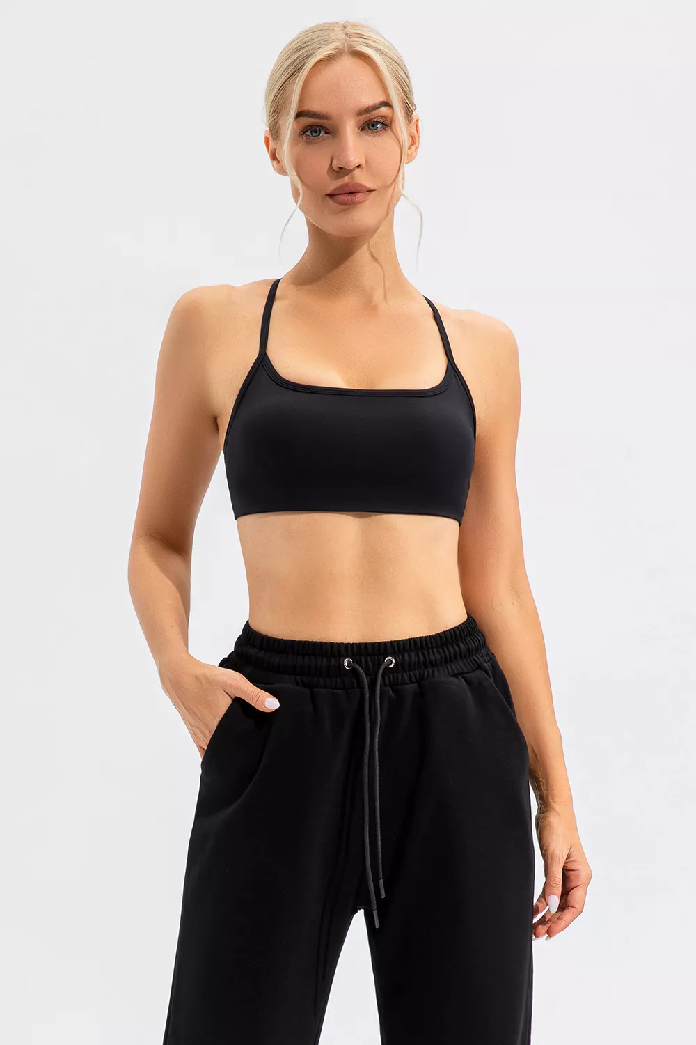 Crisscross Spaghetti Strap Active Cami, image 15