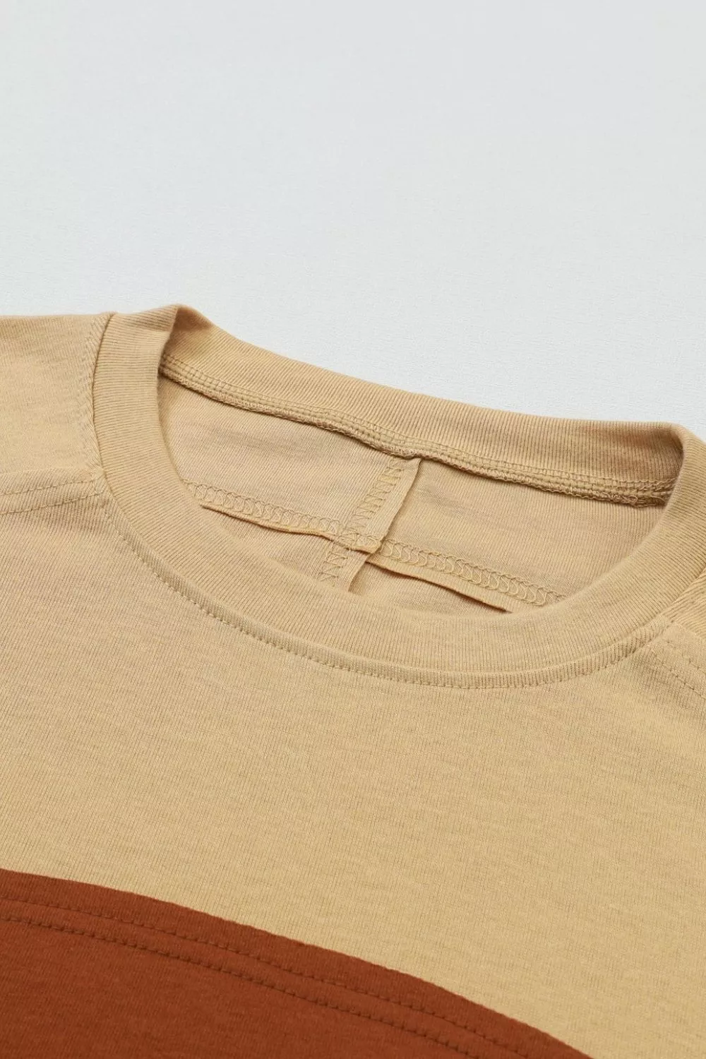 Colorblock Striped Bishop Sleeve Top, image 14