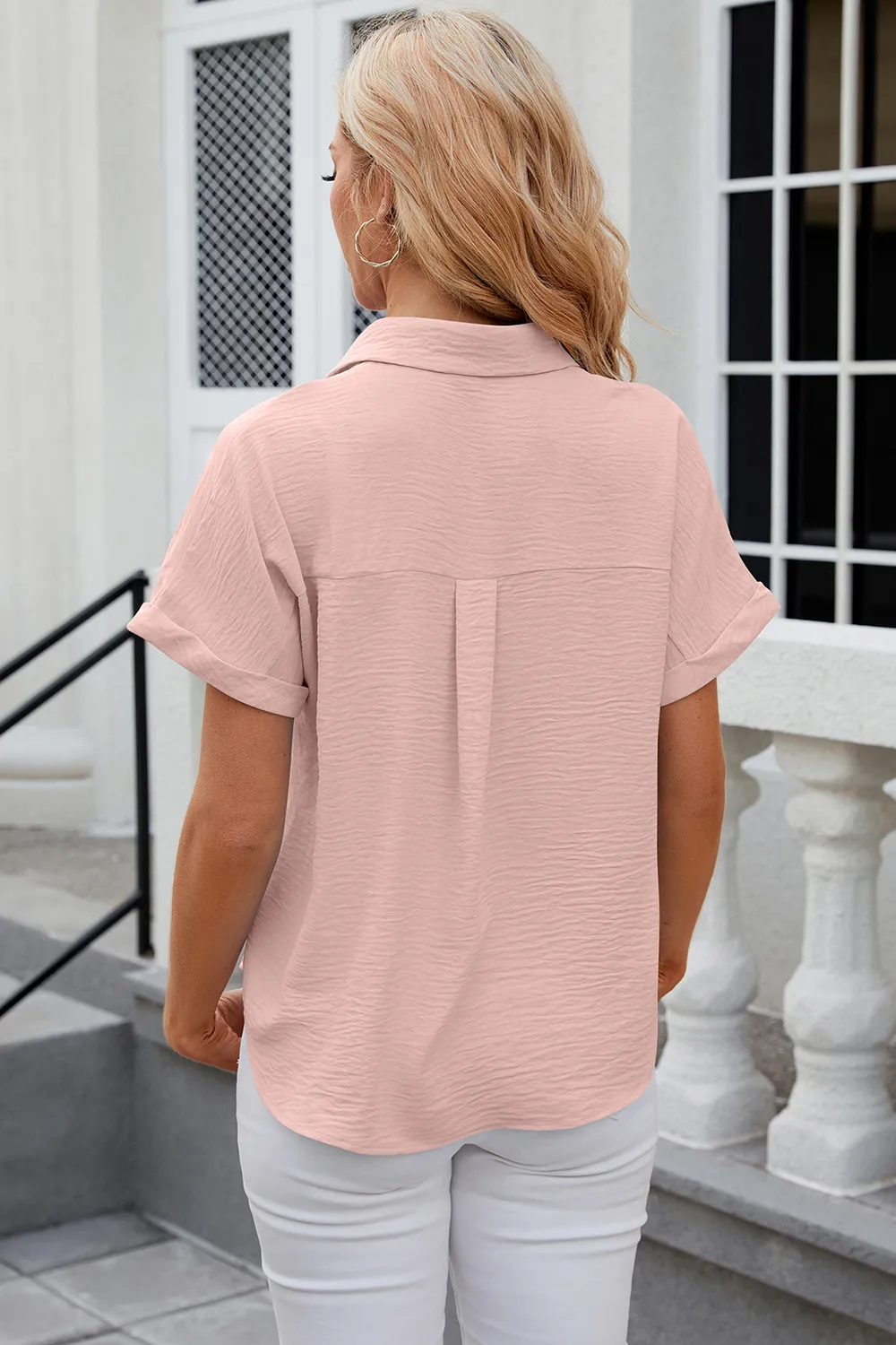 Button Up Short Sleeve Shirt, image 8