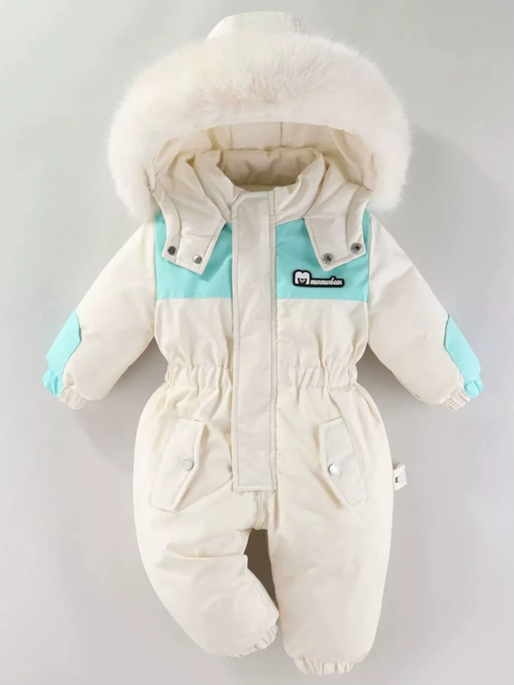 Children's Faux Fur Hood One-Piece, image 19