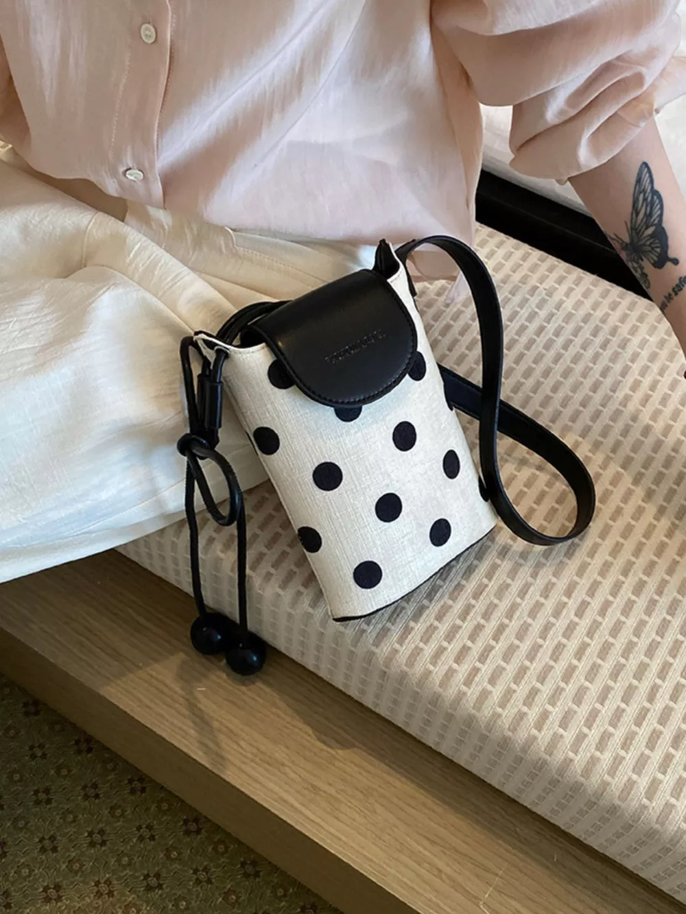 Polka Dot Crossbody Bag, image 9