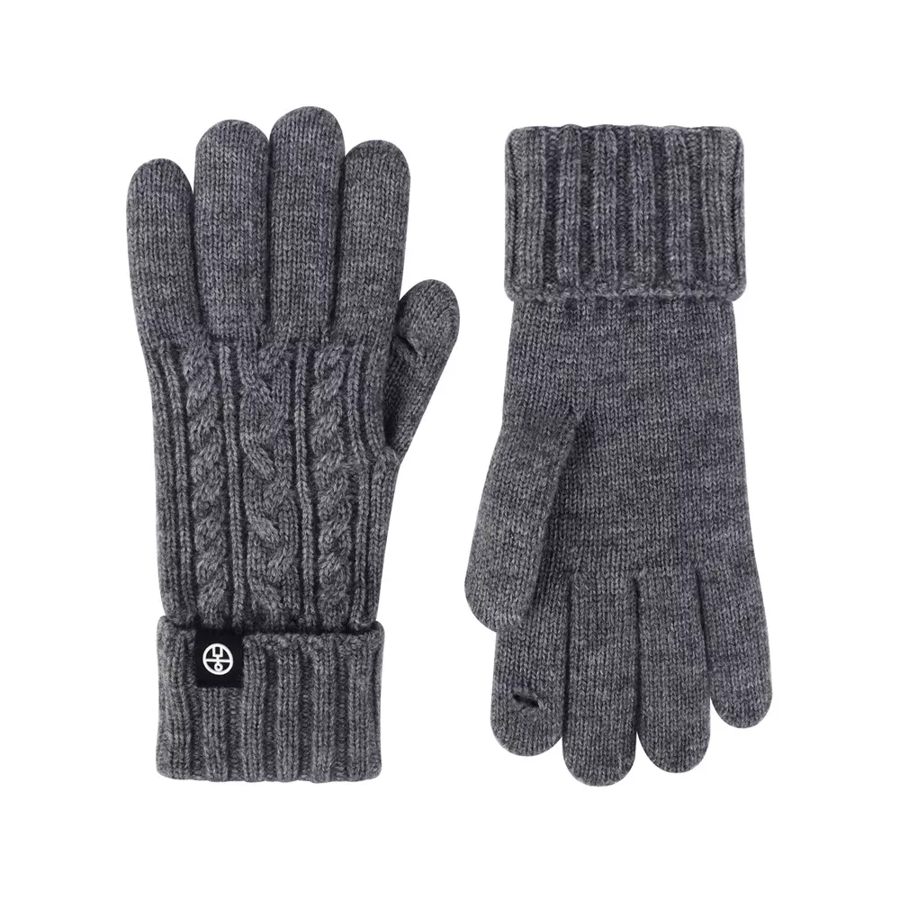 Cable Knit Touchscreen Gloves, image 5