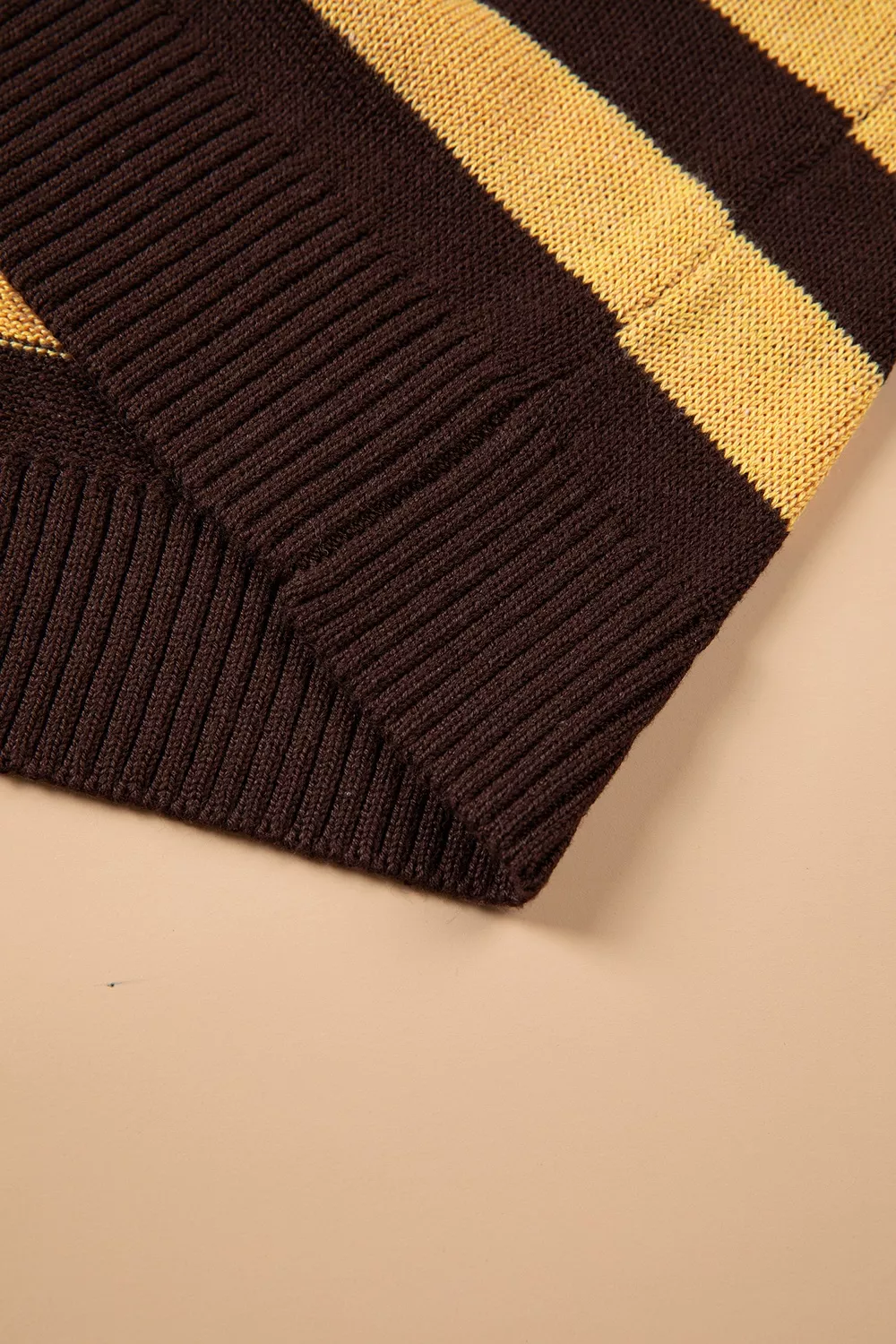 Stripe Striped Drop Shoulder Colorblock Pullover Sweater, image 7