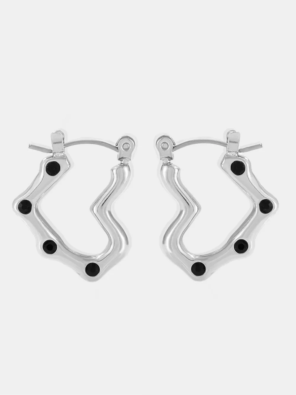 Stainless Steel Heart Earrings, image 7