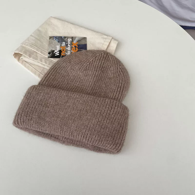 Warm Knitted Cuffed Beanie Hat, image 6