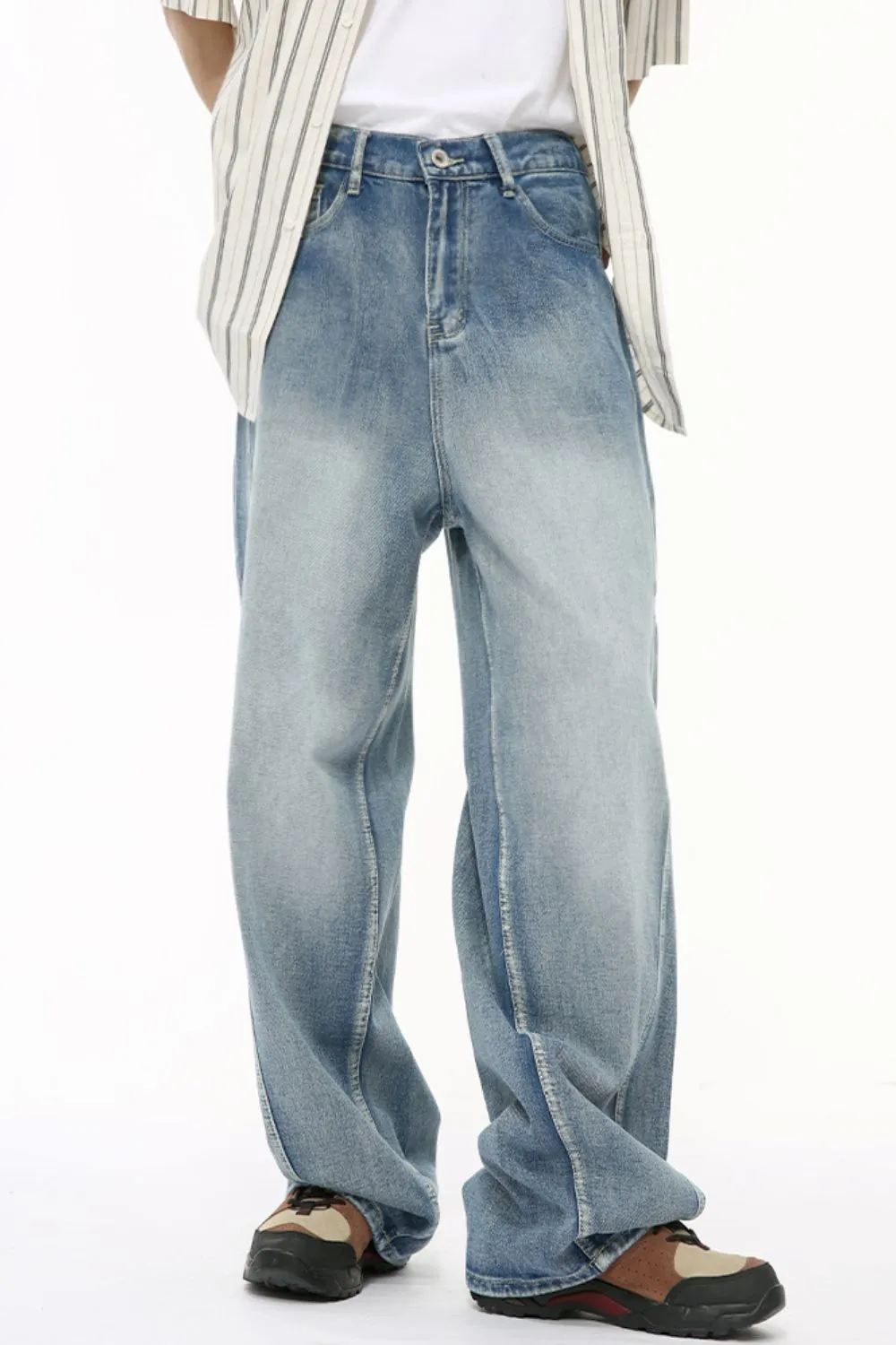 Mid Rise Wide Leg Jeans, image 5
