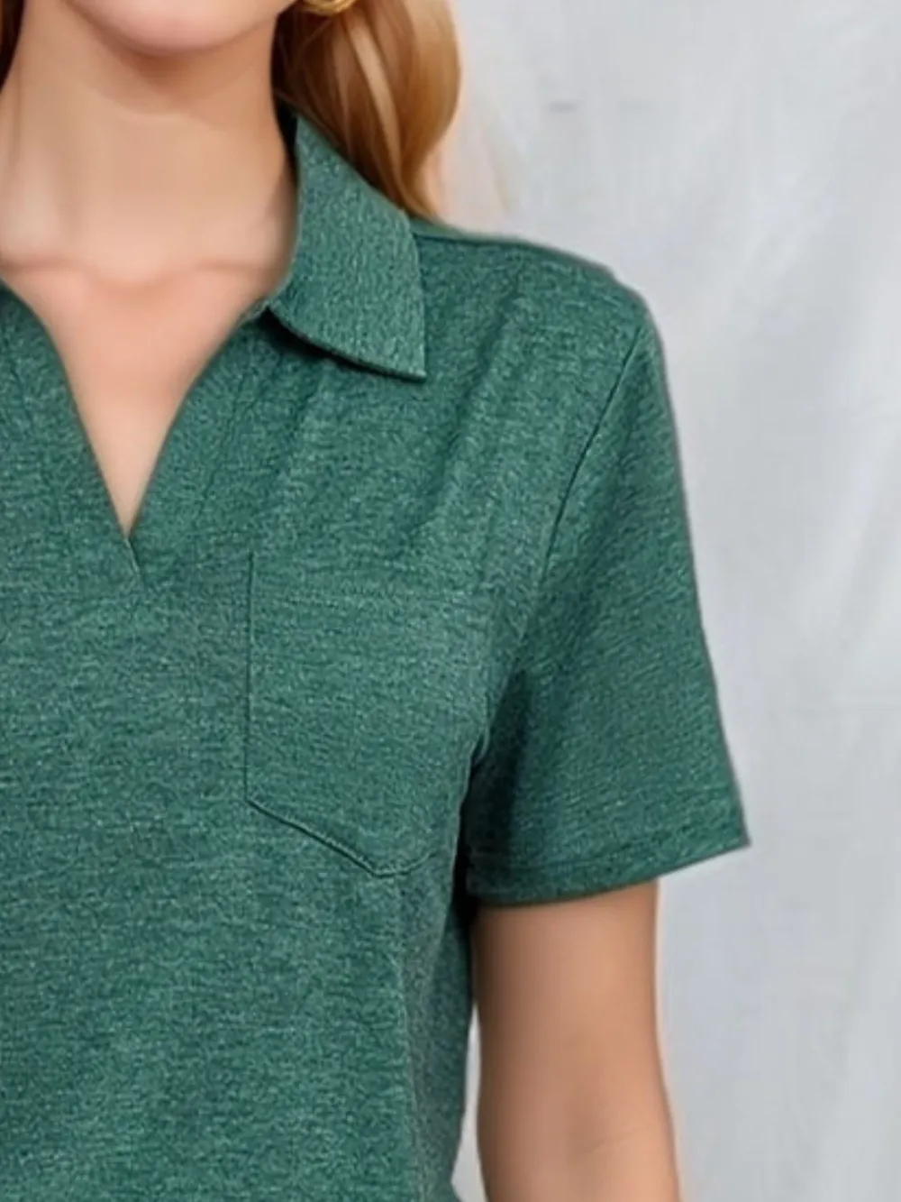 Johnny Collar Short Sleeve Top, image 15
